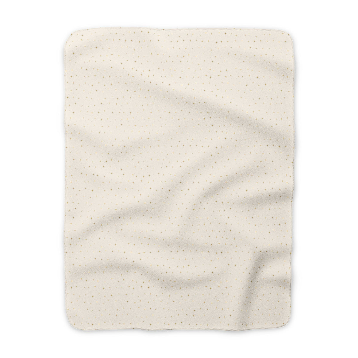 Golden Stars Sherpa Blanket
