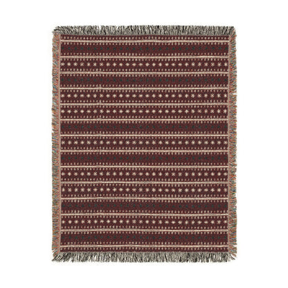 Fair Isle Woven Blanket