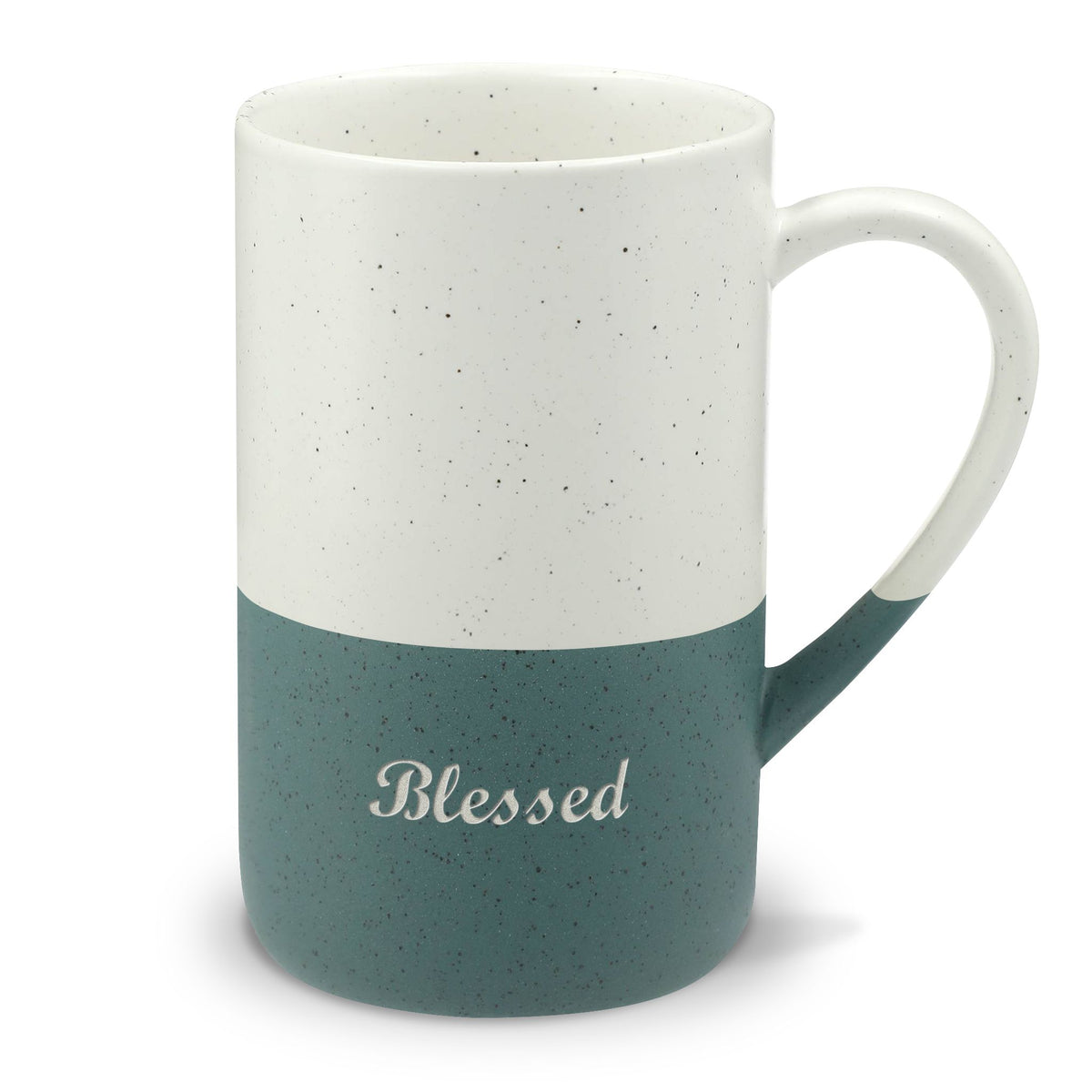 Blessed Engraved Speckled Mug