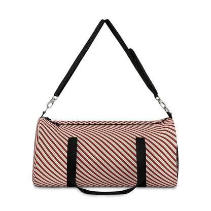 Candy Cane Stripe Duffel Bag
