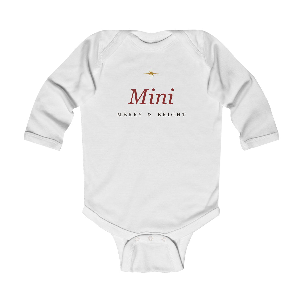 Mini Christmas Bodysuit | Baby – Christian baby gift from Little Baby Nest Co