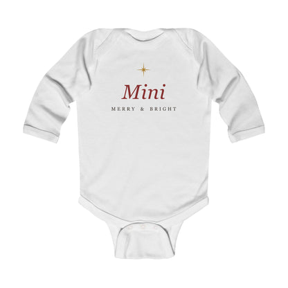 Mini Christmas Bodysuit | Baby – Christian baby gift from Little Baby Nest Co