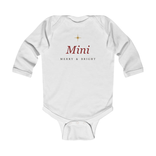 Mini Christmas Bodysuit | Baby – Christian baby gift from Little Baby Nest Co