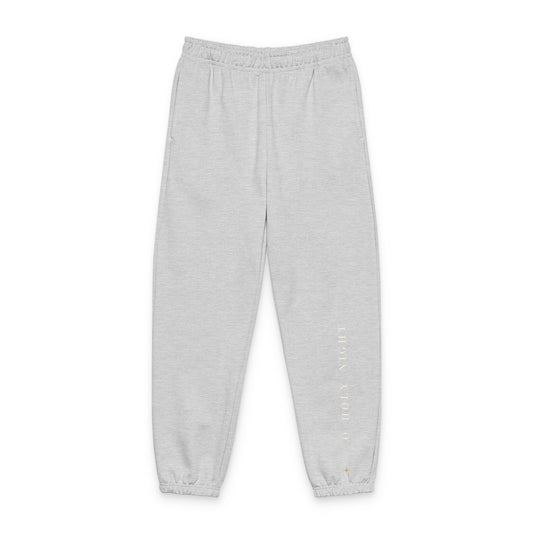 O Holy Night Sweatpants – Christian cozy apparel from Little Baby Nest Co