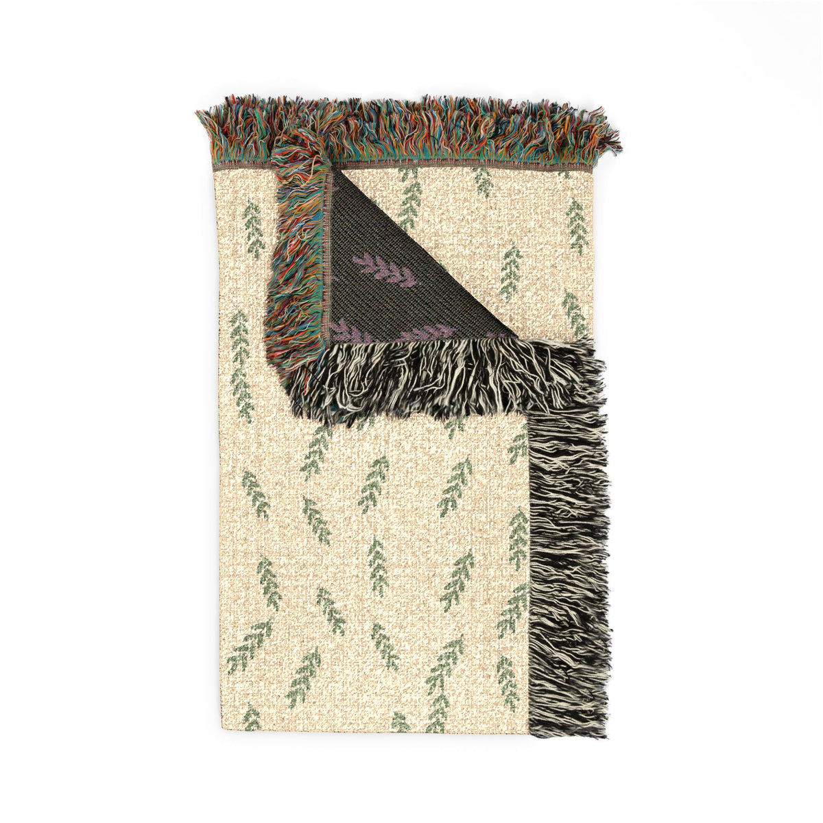 Olive Branch Woven Blanket