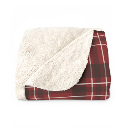 Cabin Plaid Sherpa Throw