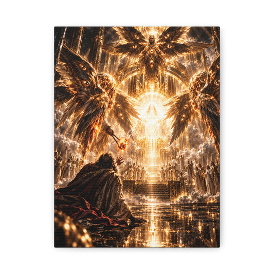 Isaiah's Vision – Christian Biblical fine art canvas from Little Baby Nest Co