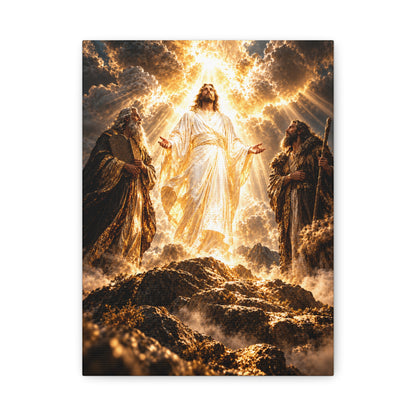 The Transfiguration – Christian Biblical fine art canvas from Little Baby Nest Co