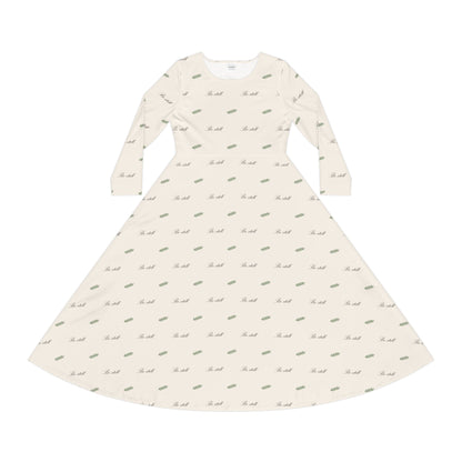 Be Still Long Sleeve Dress – Christian cozy apparel from Little Baby Nest Co