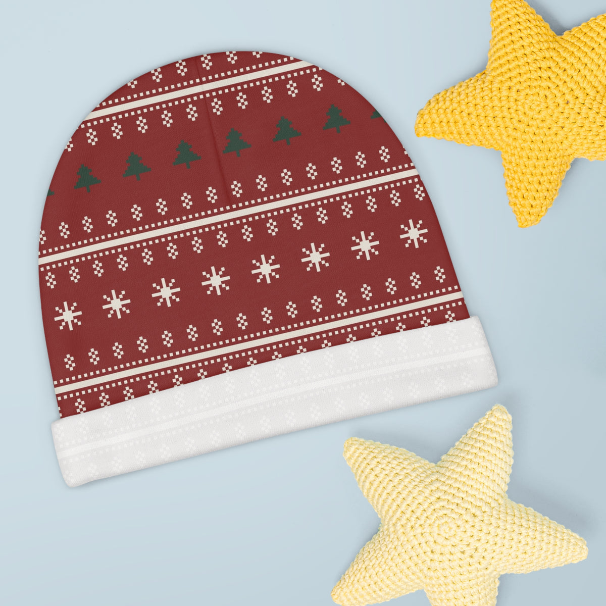 Fair Isle Baby Beanie