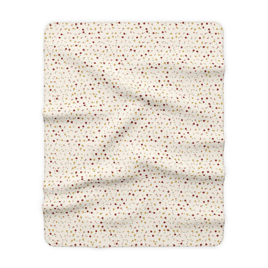 Wildflower Meadow Sherpa Blanket – cozy blanket from Little Baby Nest Co