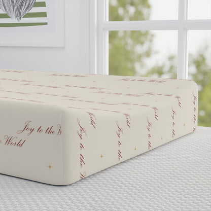Joy to the World Changing Pad Cover