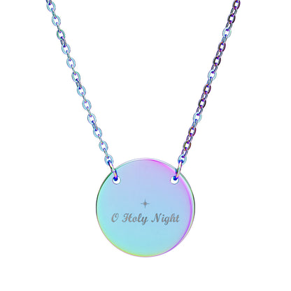O Holy Night Circle Necklace