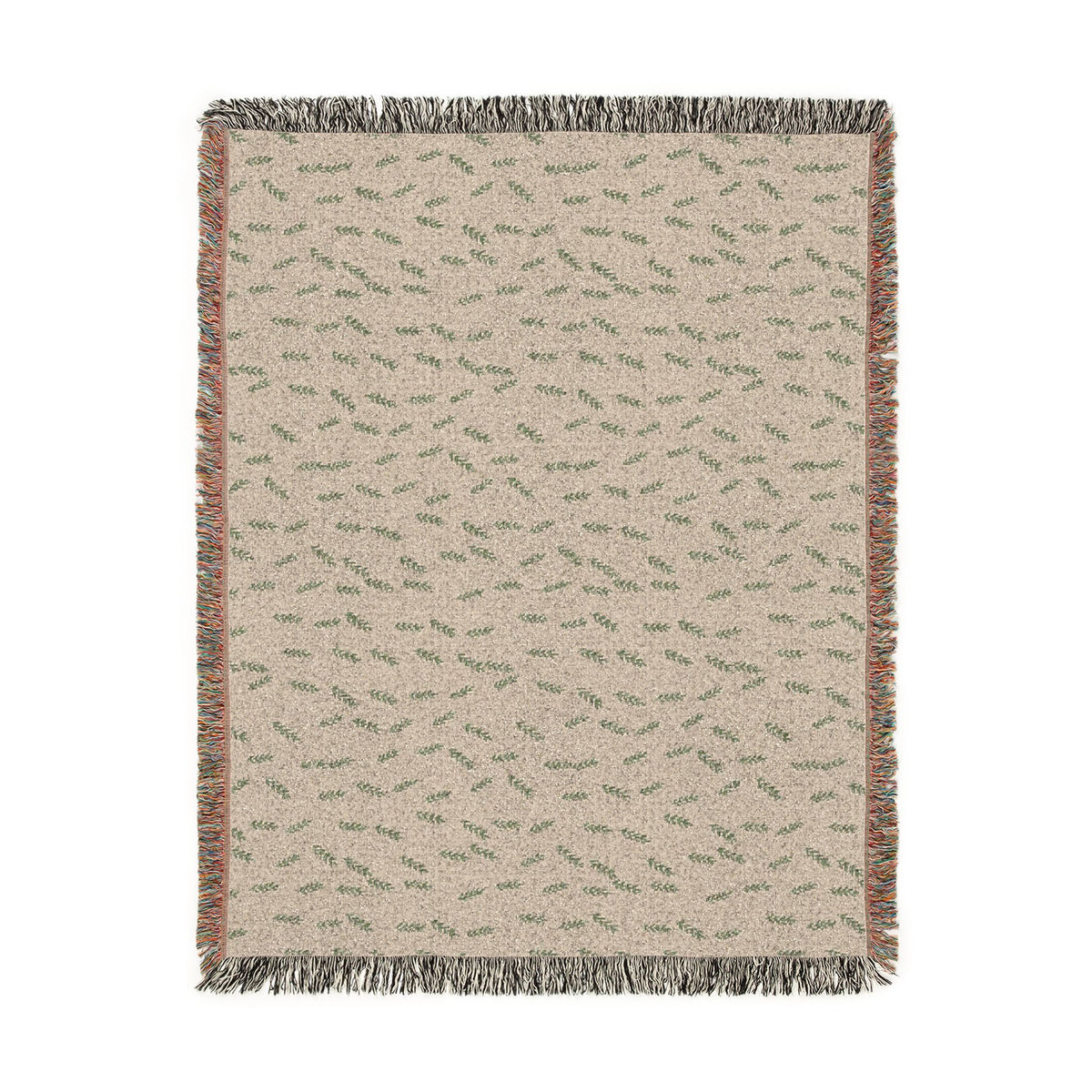 Olive Branch Woven Blanket