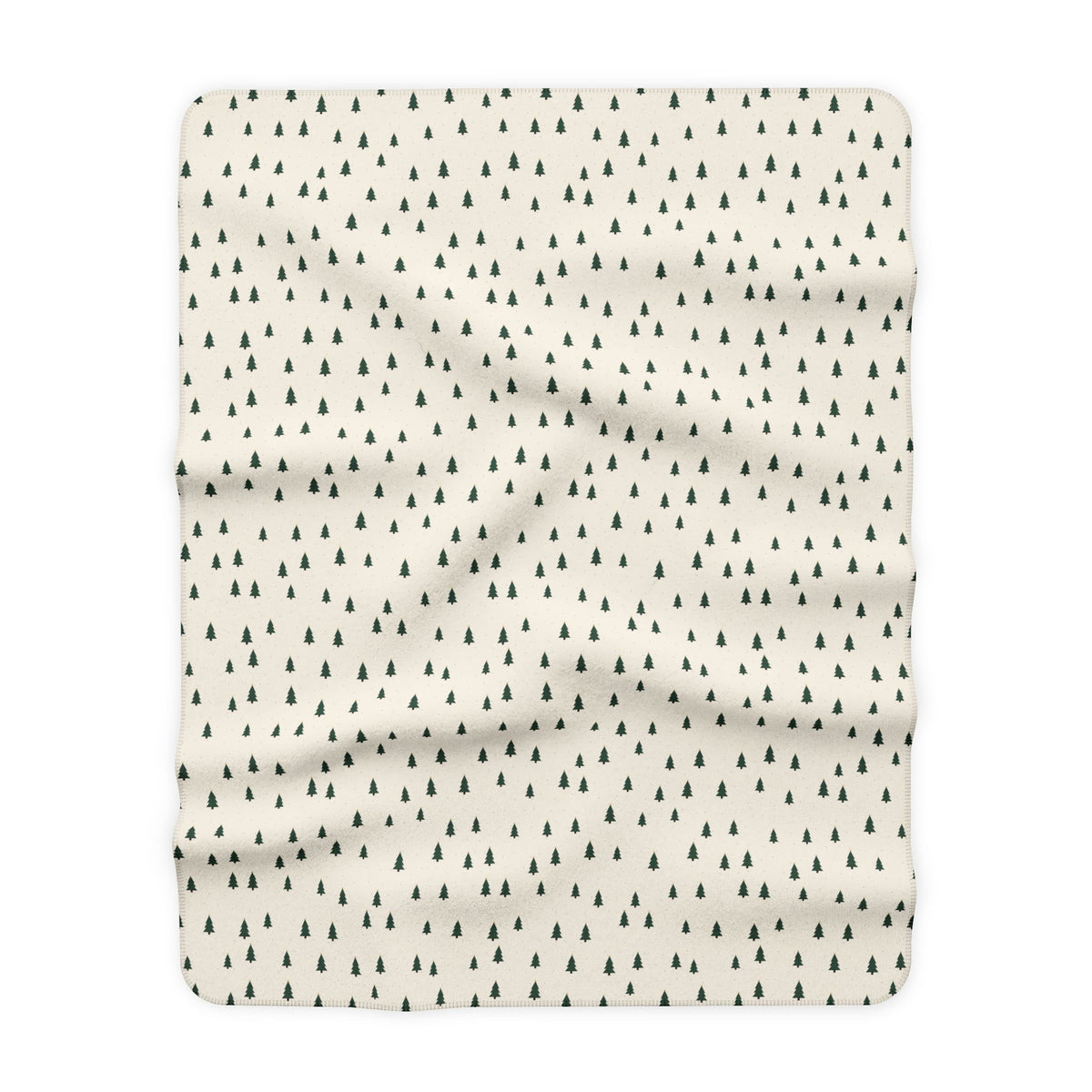 Little Evergreens Sherpa Blanket – Christian cozy blanket from Little Baby Nest Co