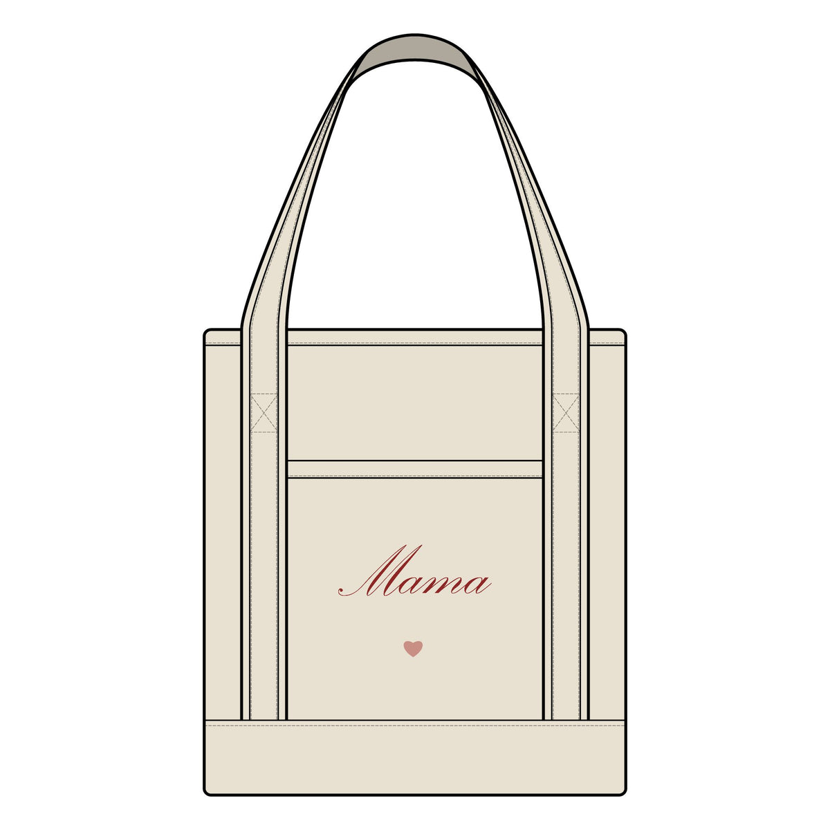 Mama Medium Canvas Tote