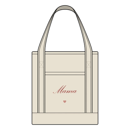 Mama Medium Canvas Tote