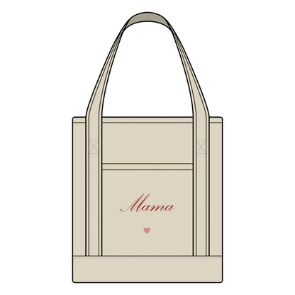 Mama Medium Canvas Tote