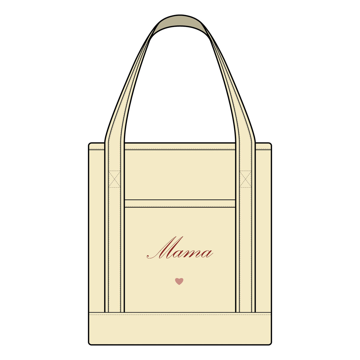 Mama Medium Canvas Tote