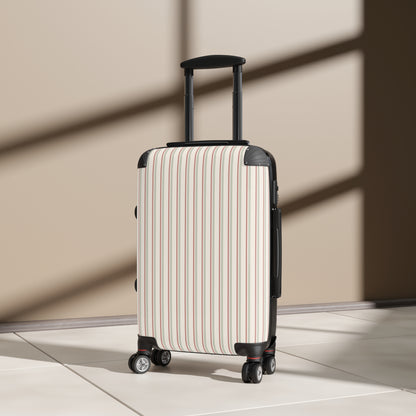 Ticking Stripe Suitcase
