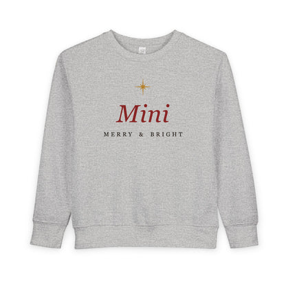 Mini Christmas Sweatshirt | Toddler