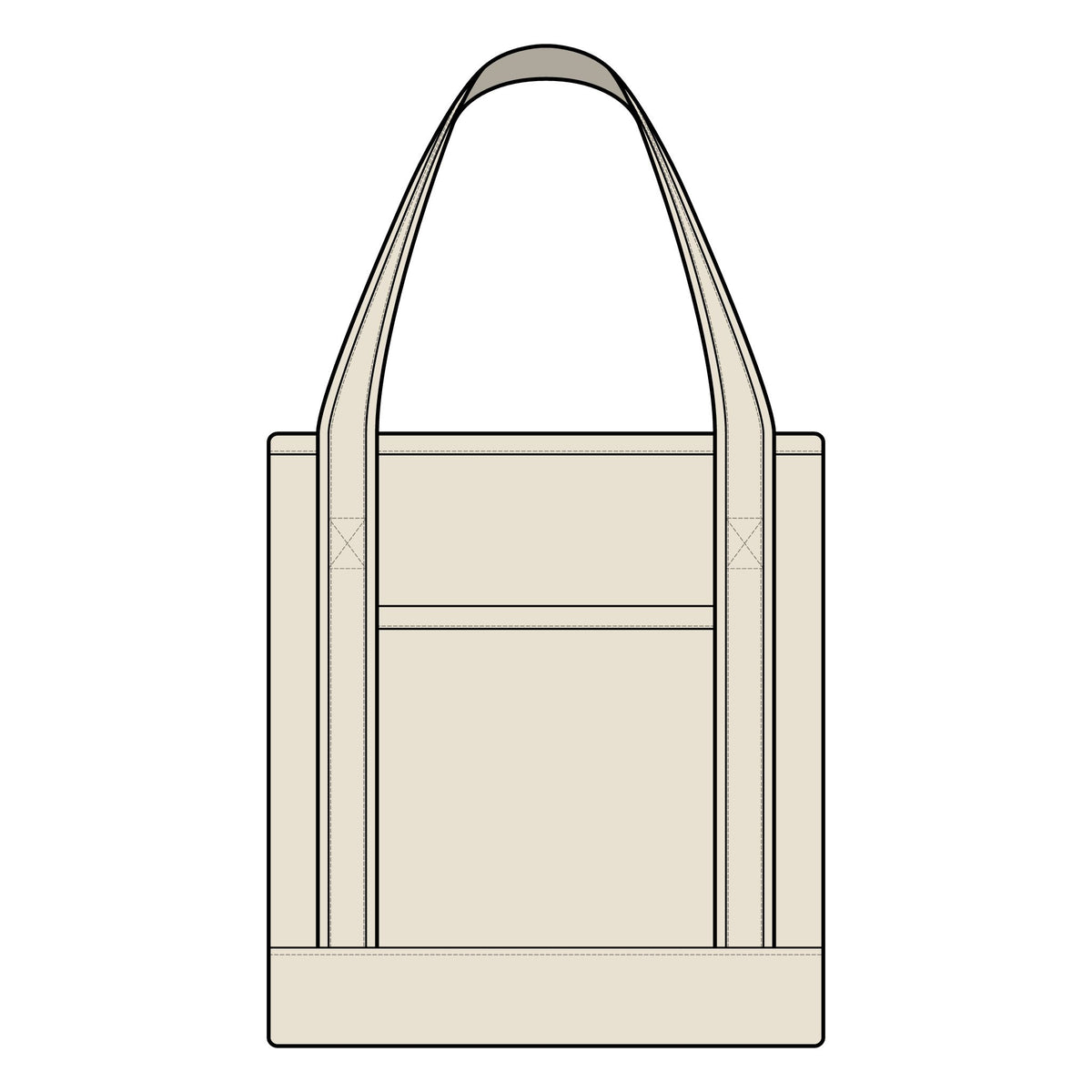 Joy to the World Medium Canvas Tote – Christian tote bag gift from Little Baby Nest Co