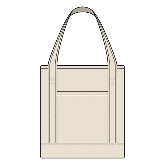 Joy to the World Medium Canvas Tote – Christian tote bag gift from Little Baby Nest Co