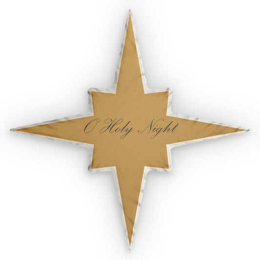 Star of Bethlehem Shaped Pillow – Christian gift from Little Baby Nest Co