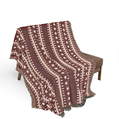 Fair Isle Woven Blanket