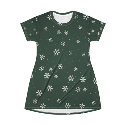 Snowfall T-Shirt Dress – cozy apparel from Little Baby Nest Co