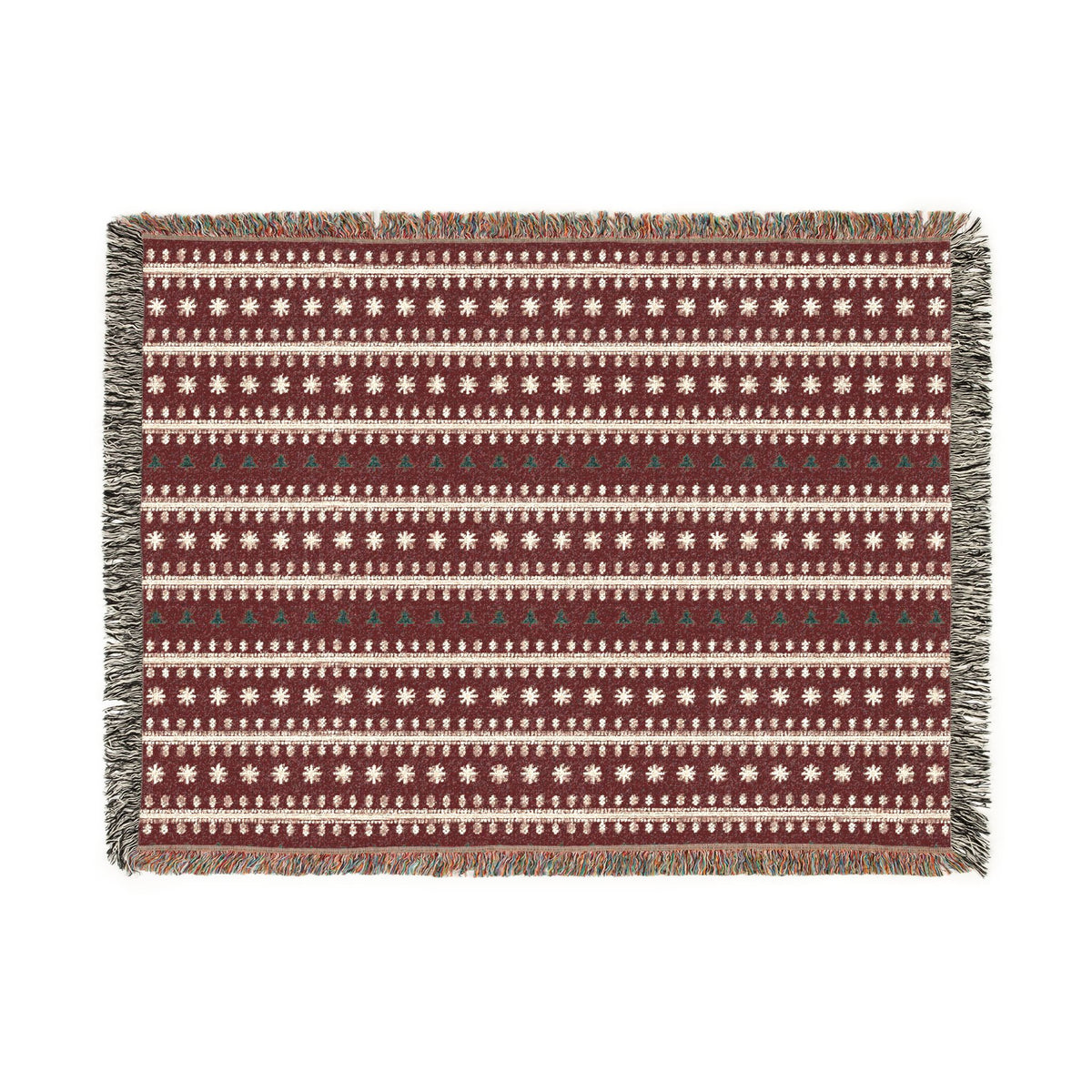 Fair Isle Woven Blanket