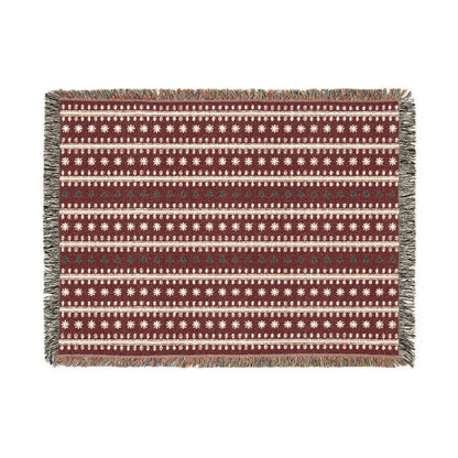 Fair Isle Woven Blanket