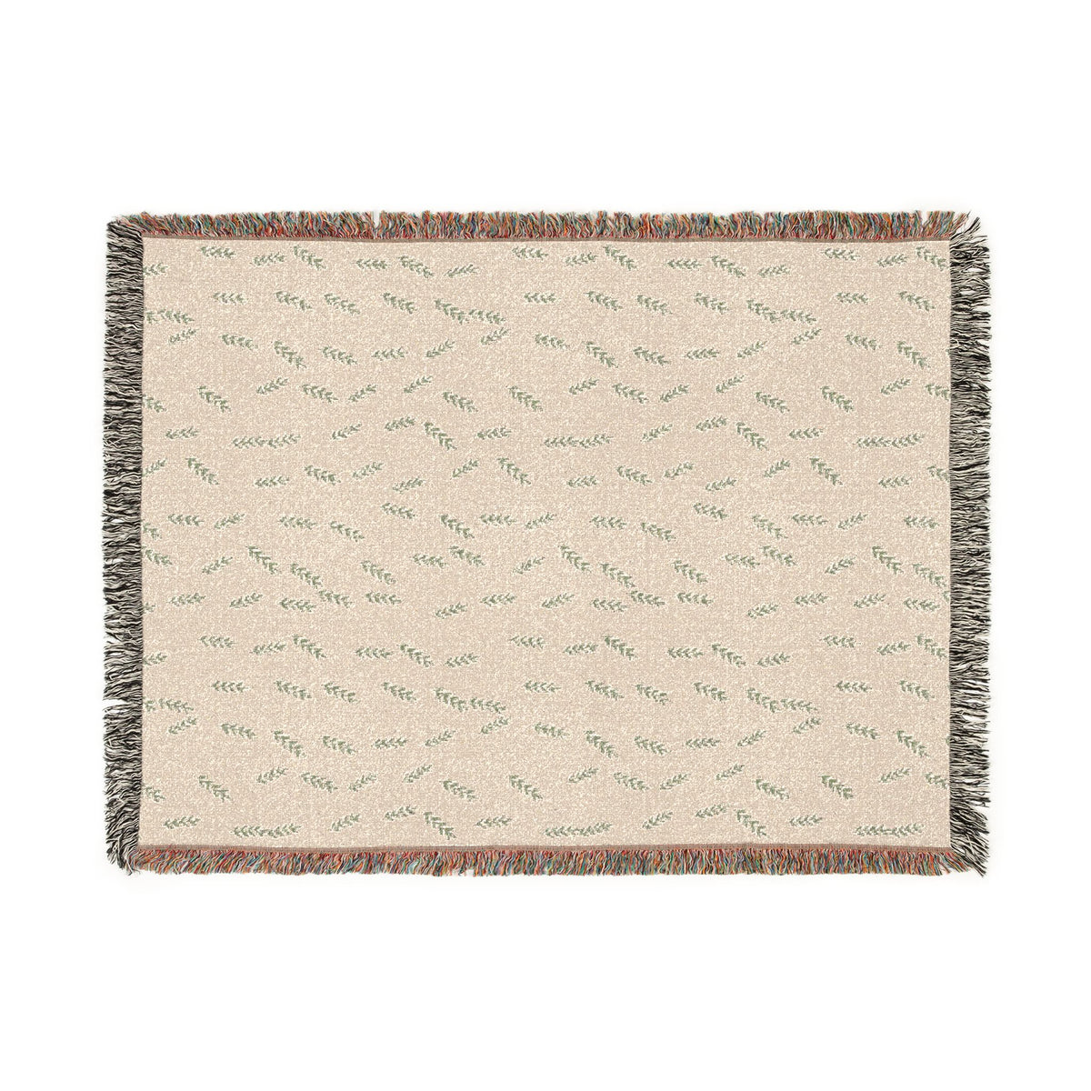 Olive Branch Woven Blanket