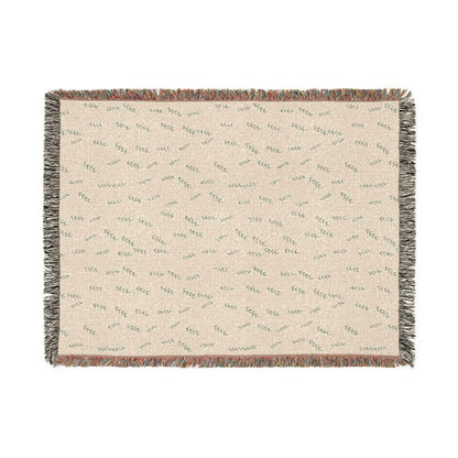 Olive Branch Woven Blanket