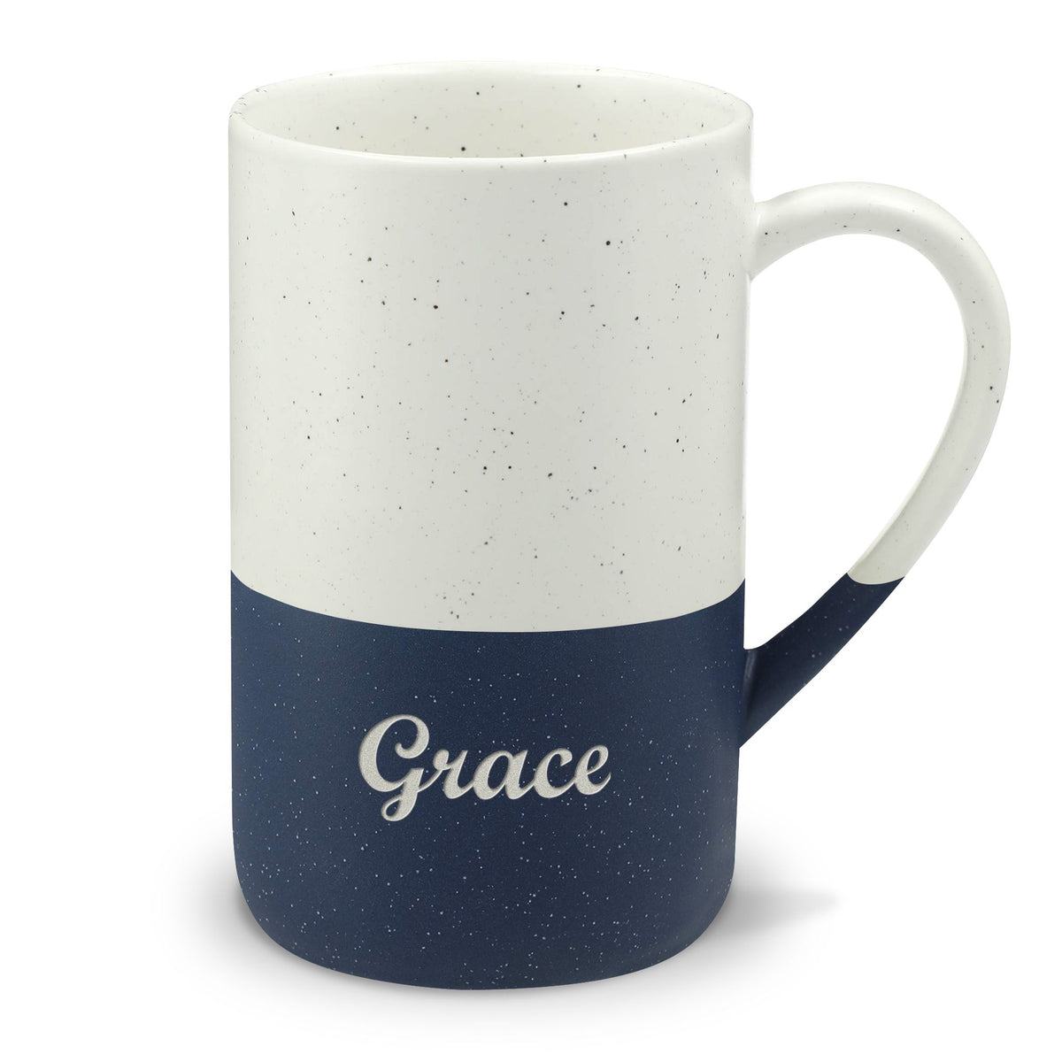 Grace Engraved Speckled Mug