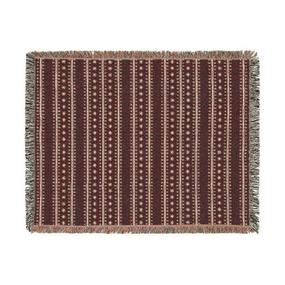 Fair Isle Woven Blanket – cozy blanket from Little Baby Nest Co