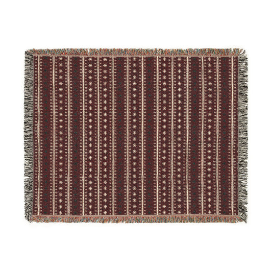 Fair Isle Woven Blanket – cozy blanket from Little Baby Nest Co