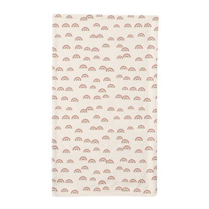 Muted Rainbows Minky Sleeping Bag – baby gift from Little Baby Nest Co