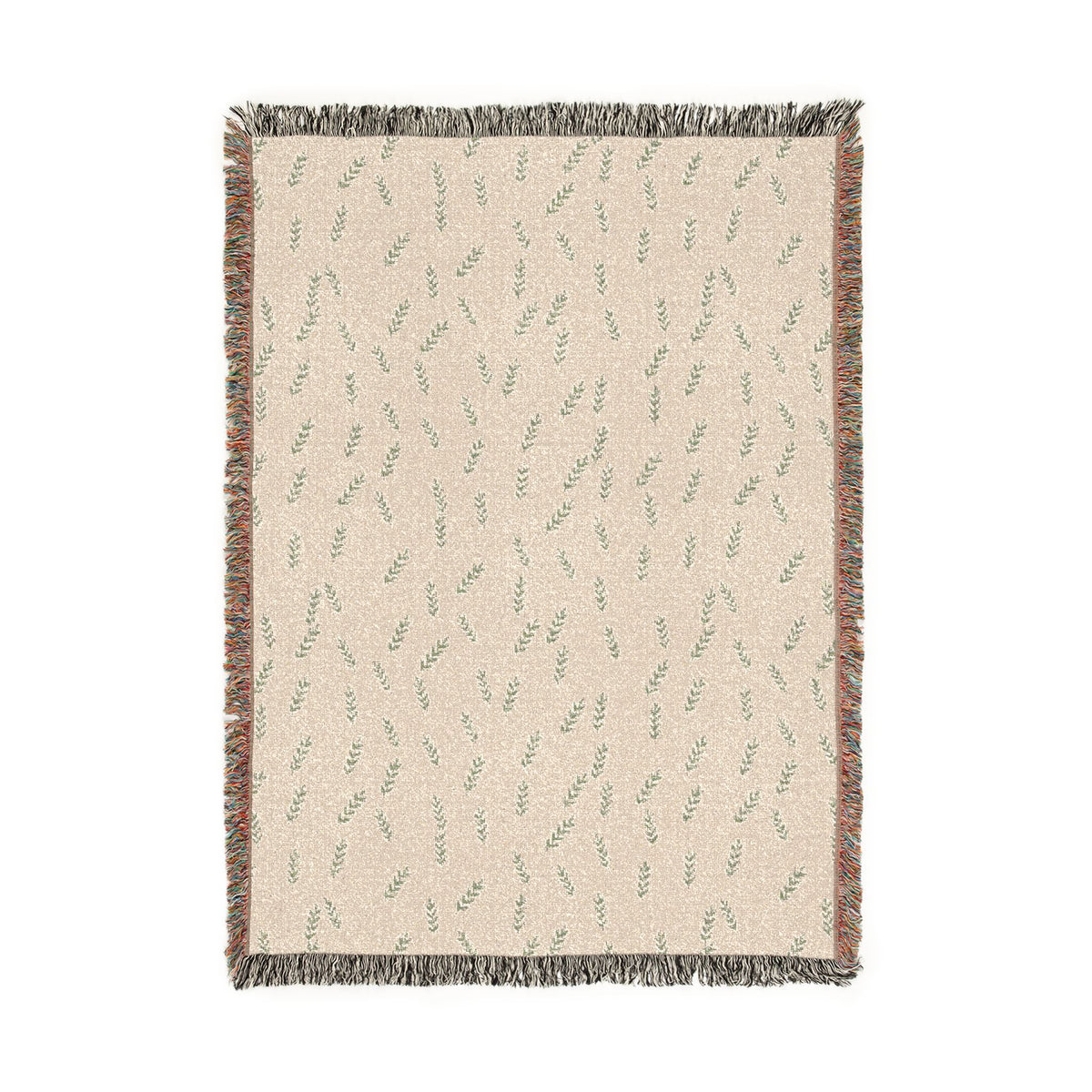 Olive Branch Woven Blanket