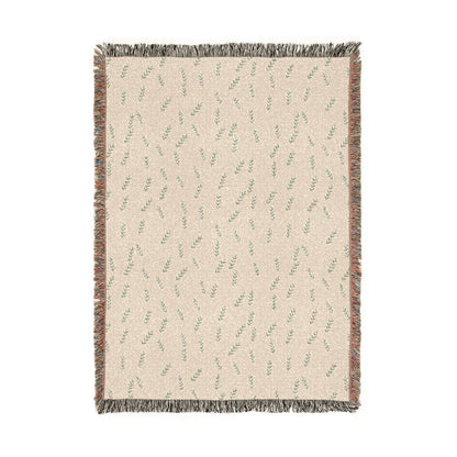 Olive Branch Woven Blanket