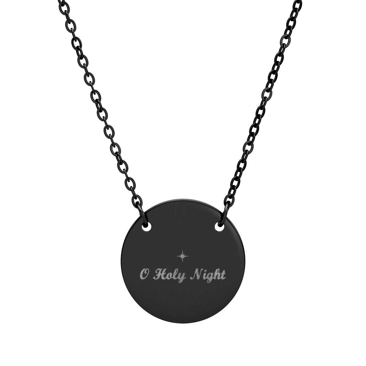 O Holy Night Circle Necklace