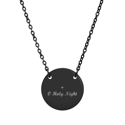 O Holy Night Circle Necklace