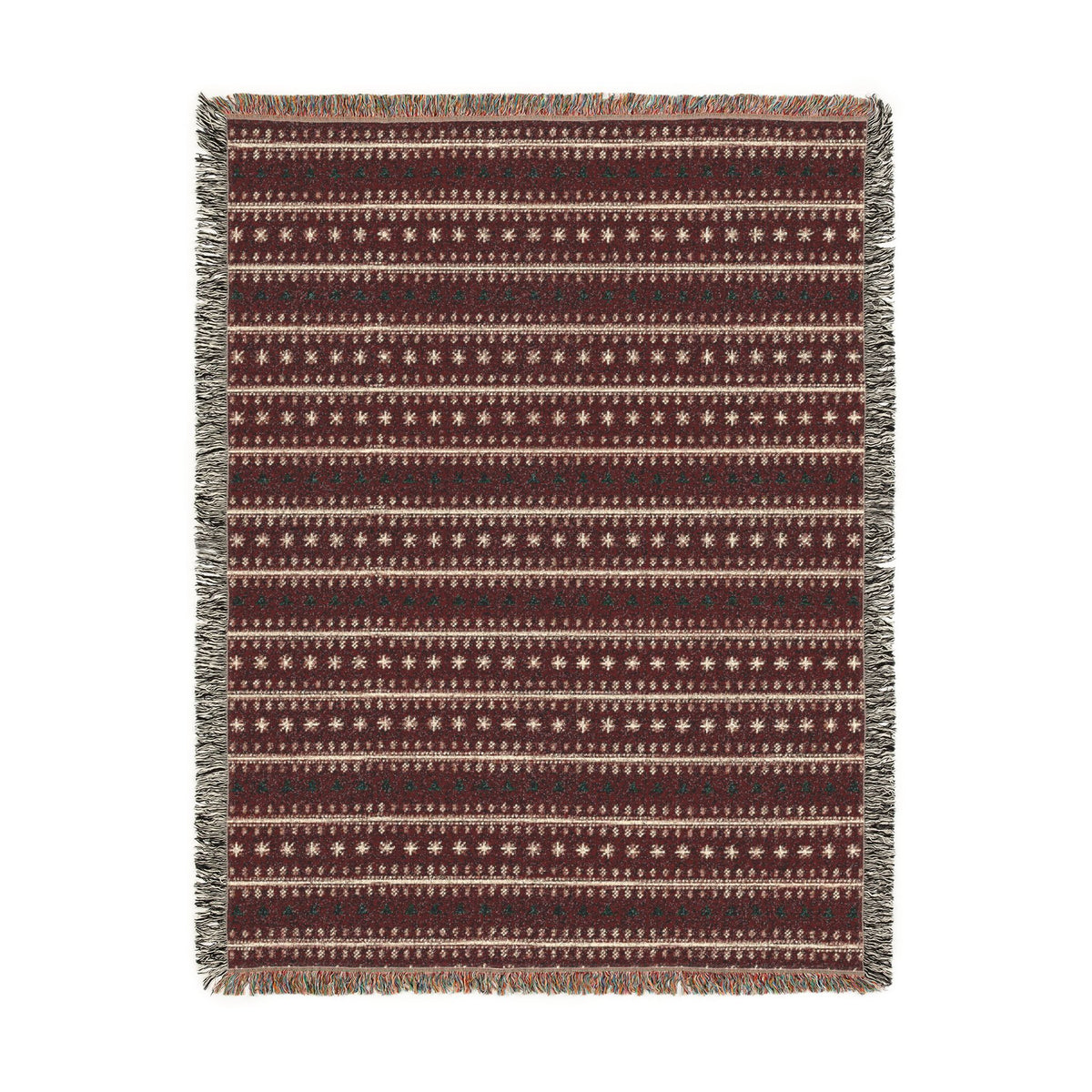 Fair Isle Woven Blanket