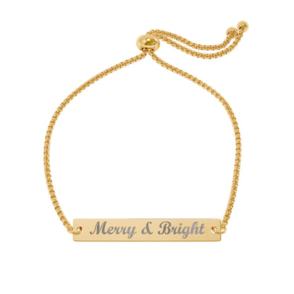 Merry and Bright Bar Bracelet