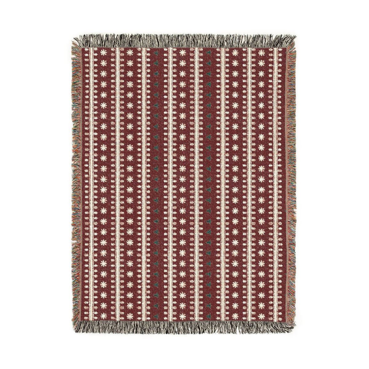 Fair Isle Woven Blanket