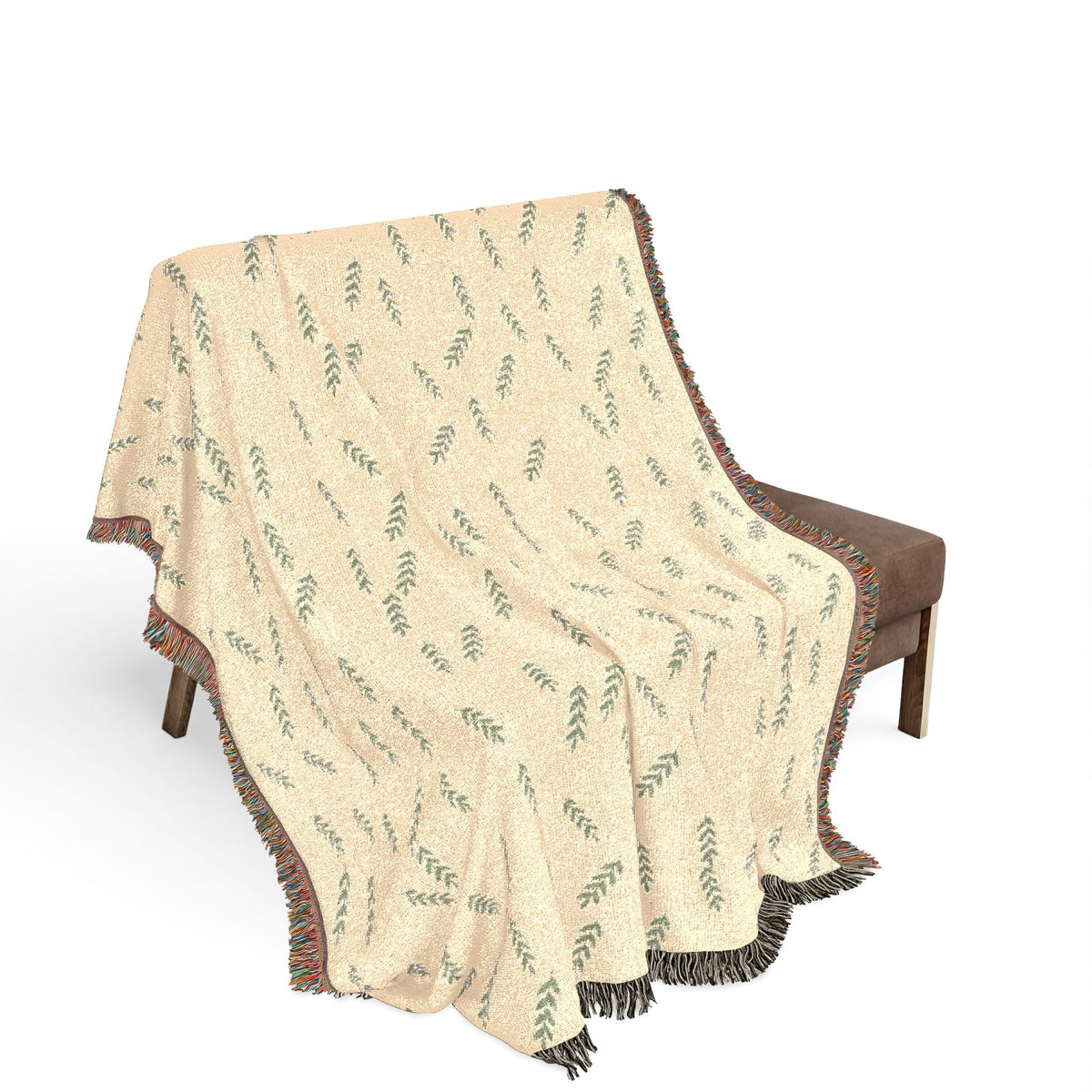 Olive Branch Woven Blanket