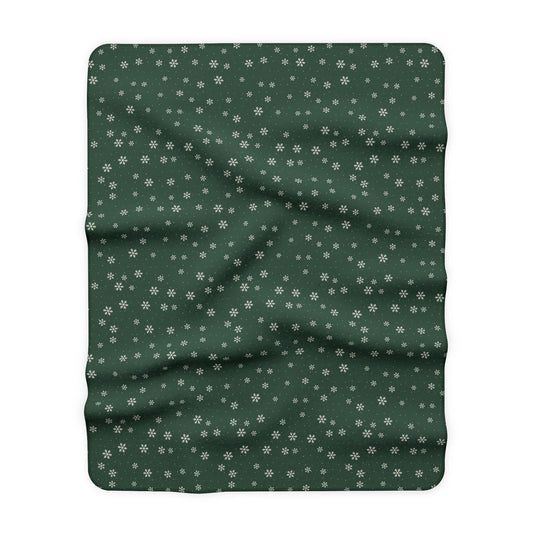 Snowfall Sherpa Blanket – cozy blanket from Little Baby Nest Co