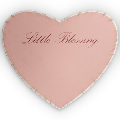 Little Blessing Heart Pillow – Christian gift from Little Baby Nest Co