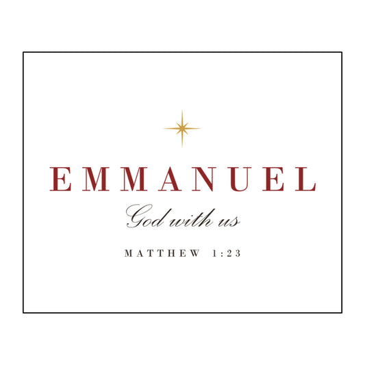 Emmanuel Comfort Candle Set – Christian candle gift from Little Baby Nest Co