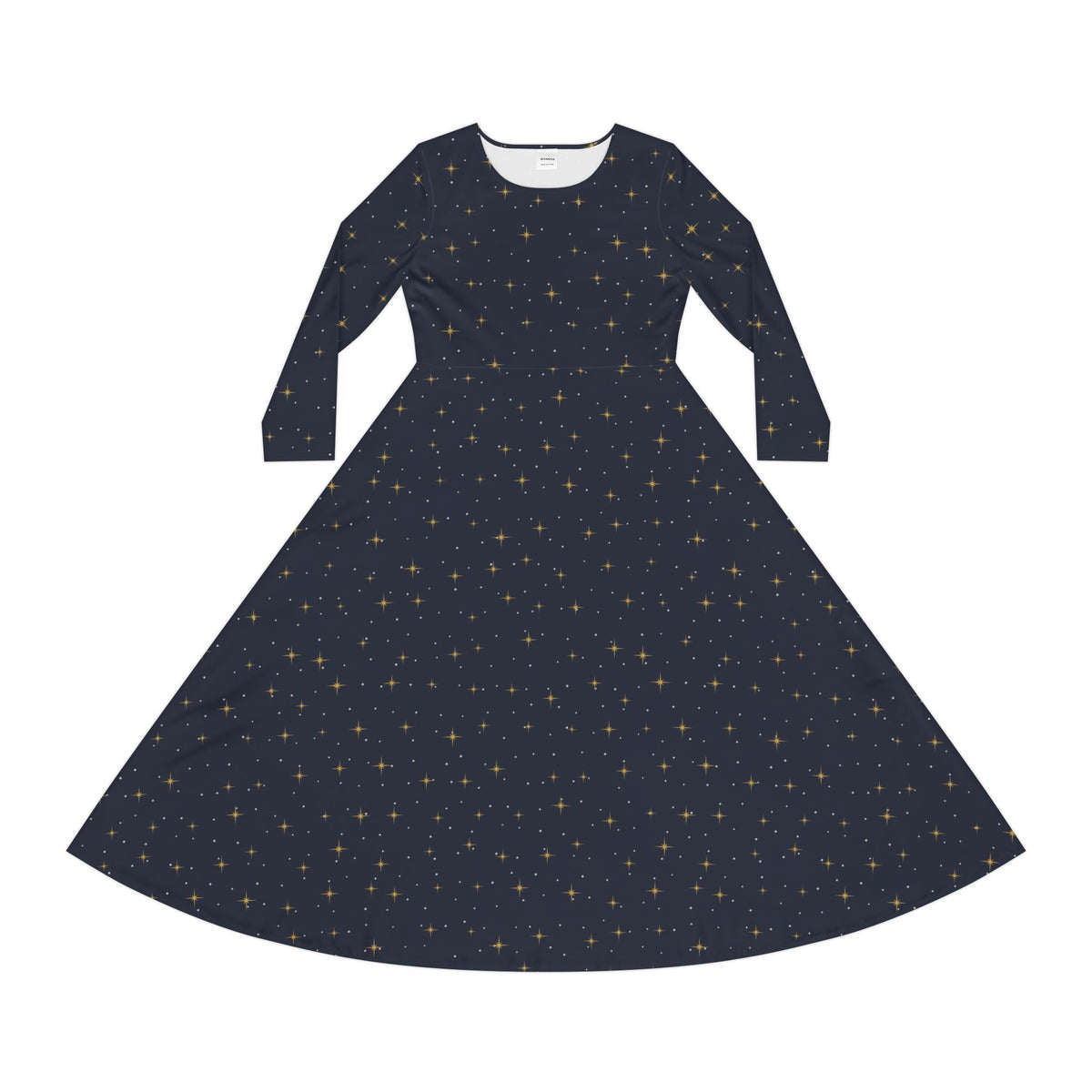 Holy Night Long Sleeve Dress – Christian cozy apparel from Little Baby Nest Co